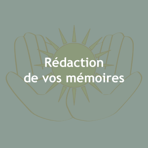 R&eacute;daction de vos m&eacute;moires
